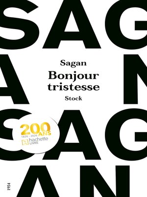 cover image of Bonjour tristesse